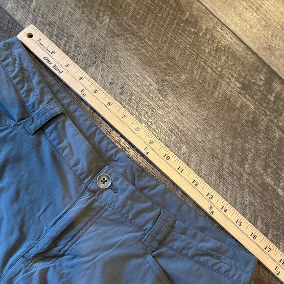 Eddie Bauer Travex Capri Pants Womens 2 Gray Lightweight Nylon Stretch Hiking 10 - Picture 5 of 10